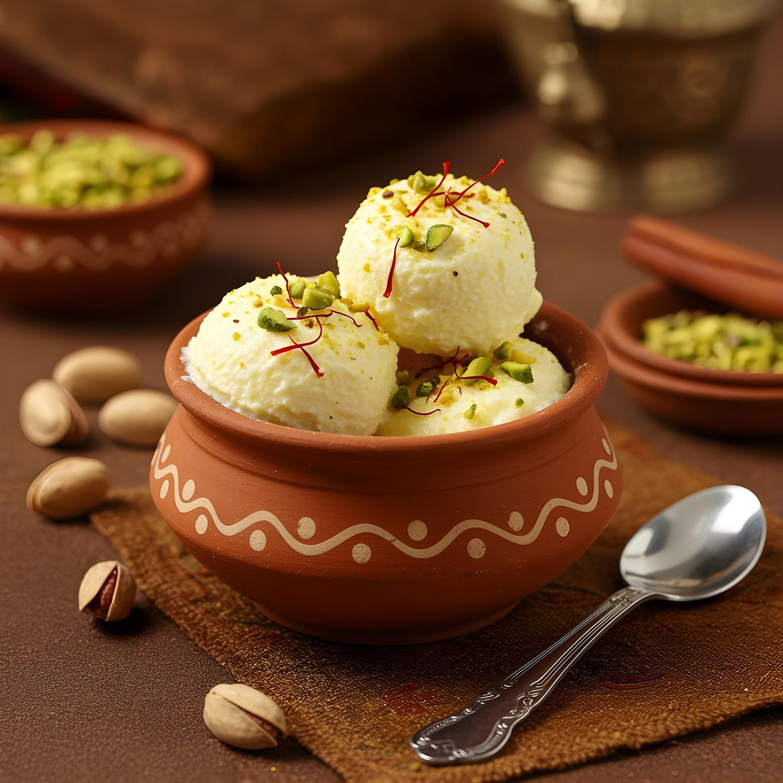saffron icecream