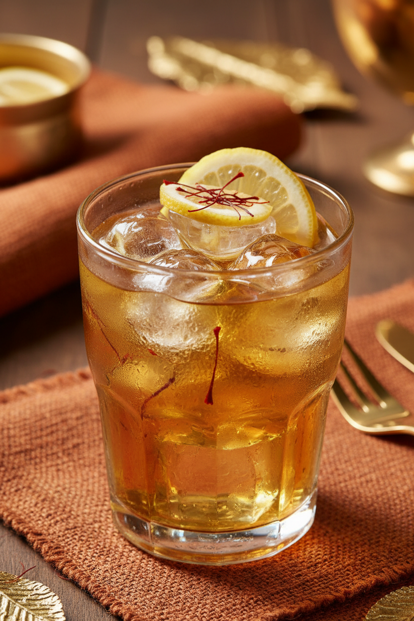 Saffron Iced Tea